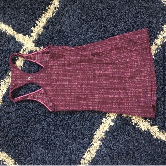 Maroon lulu lemon tank top - Picture 2 of 3